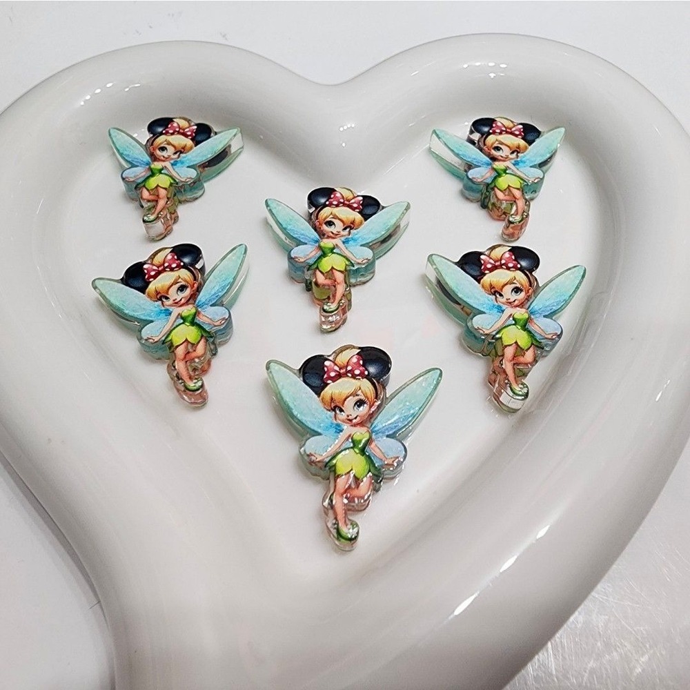 Fairy Beads 2 Pcs Focal Beads Beaded Pen Jewelry Making Crafts Charms Keychain